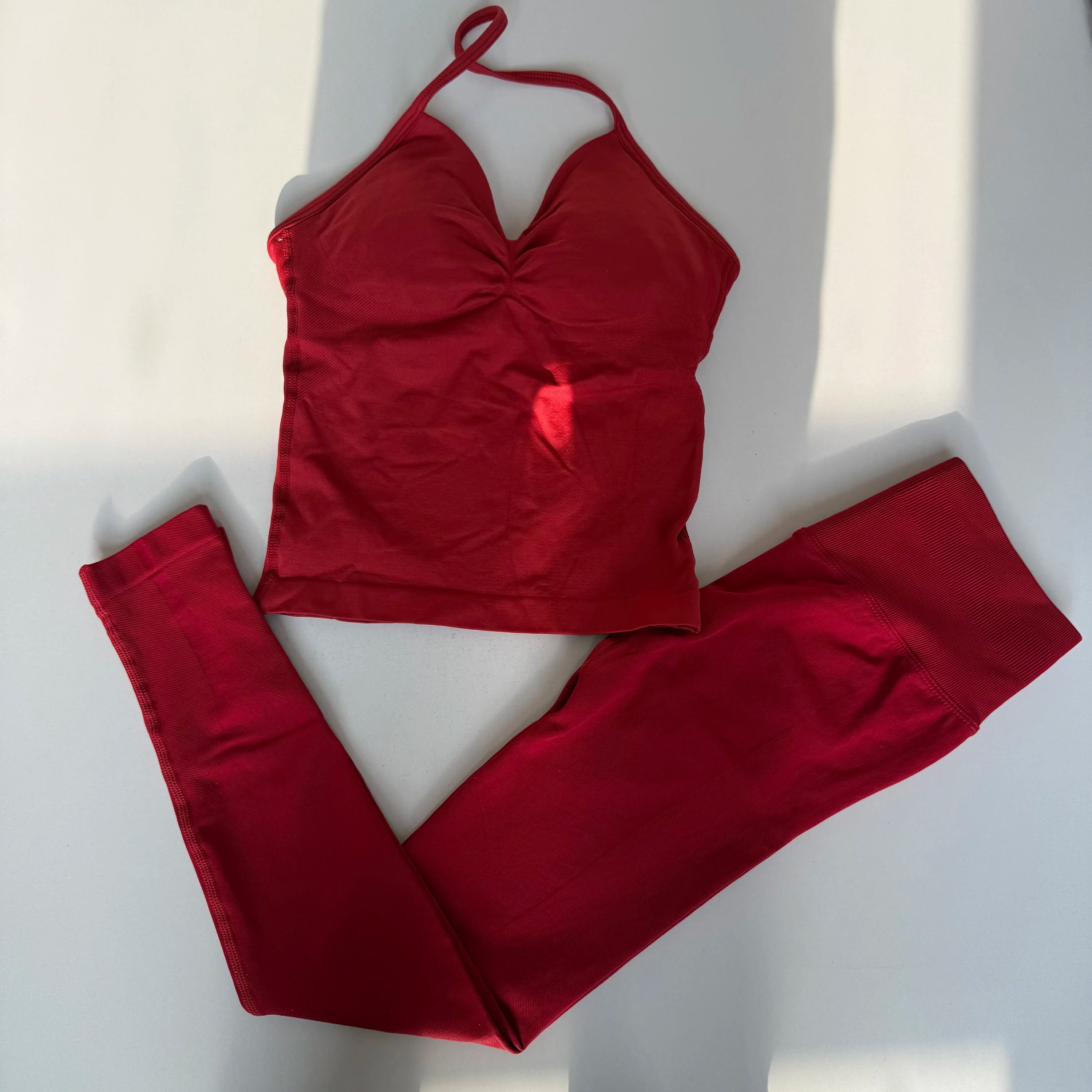 Lumora Halter-Neck Sculpt Activewear Set