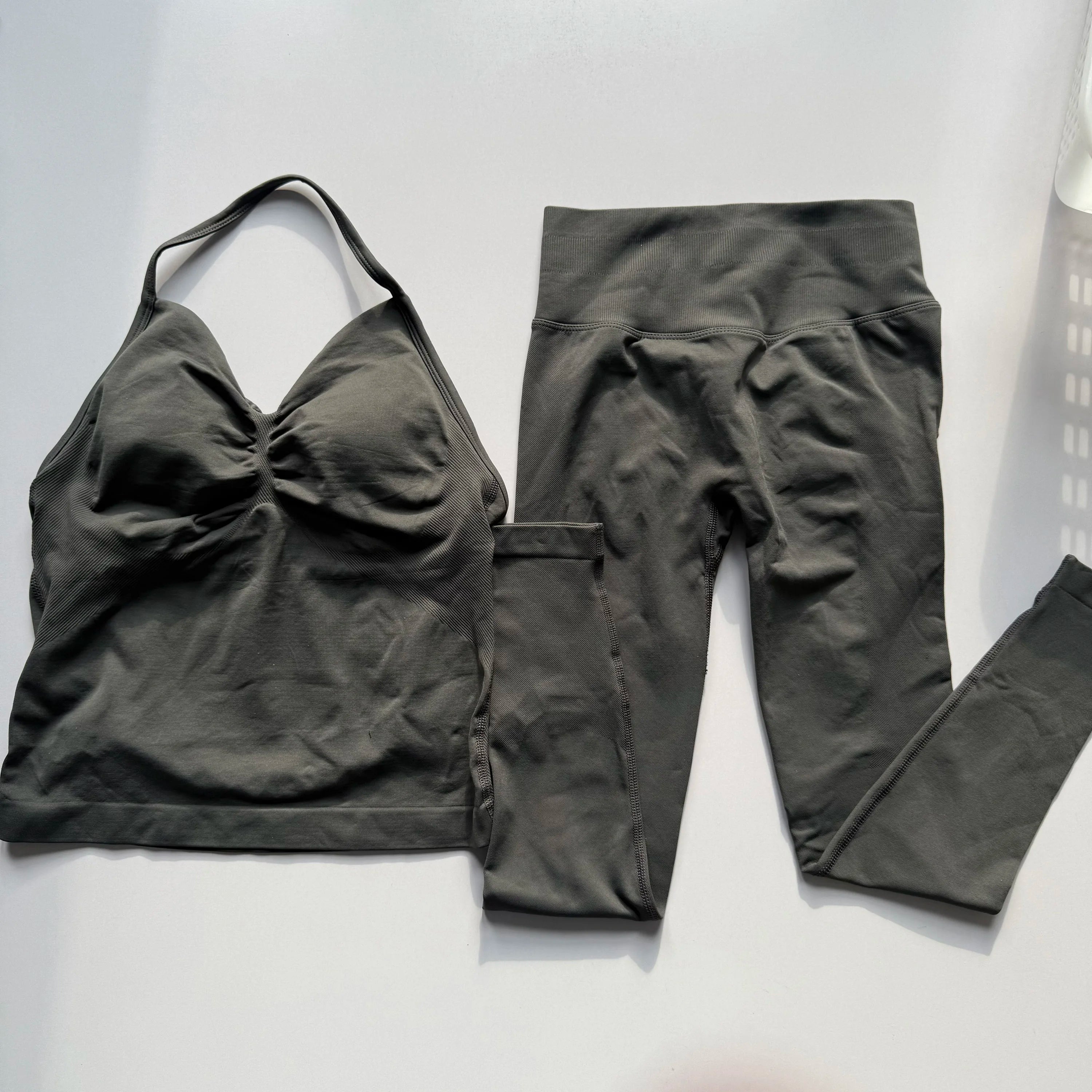 Lumora Halter-Neck Sculpt Activewear Set